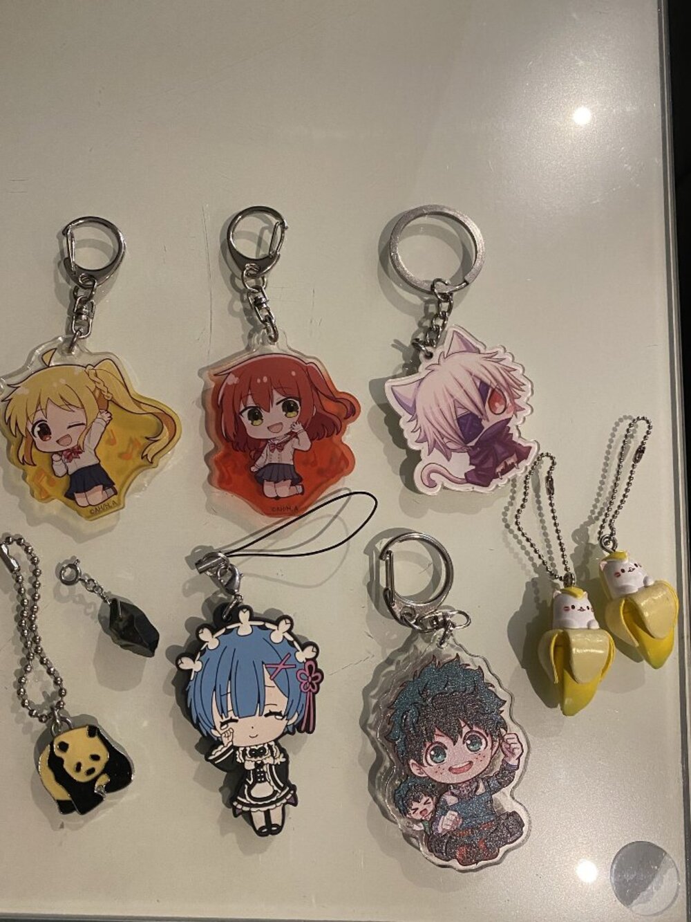 Anime and Various Keychains Lot